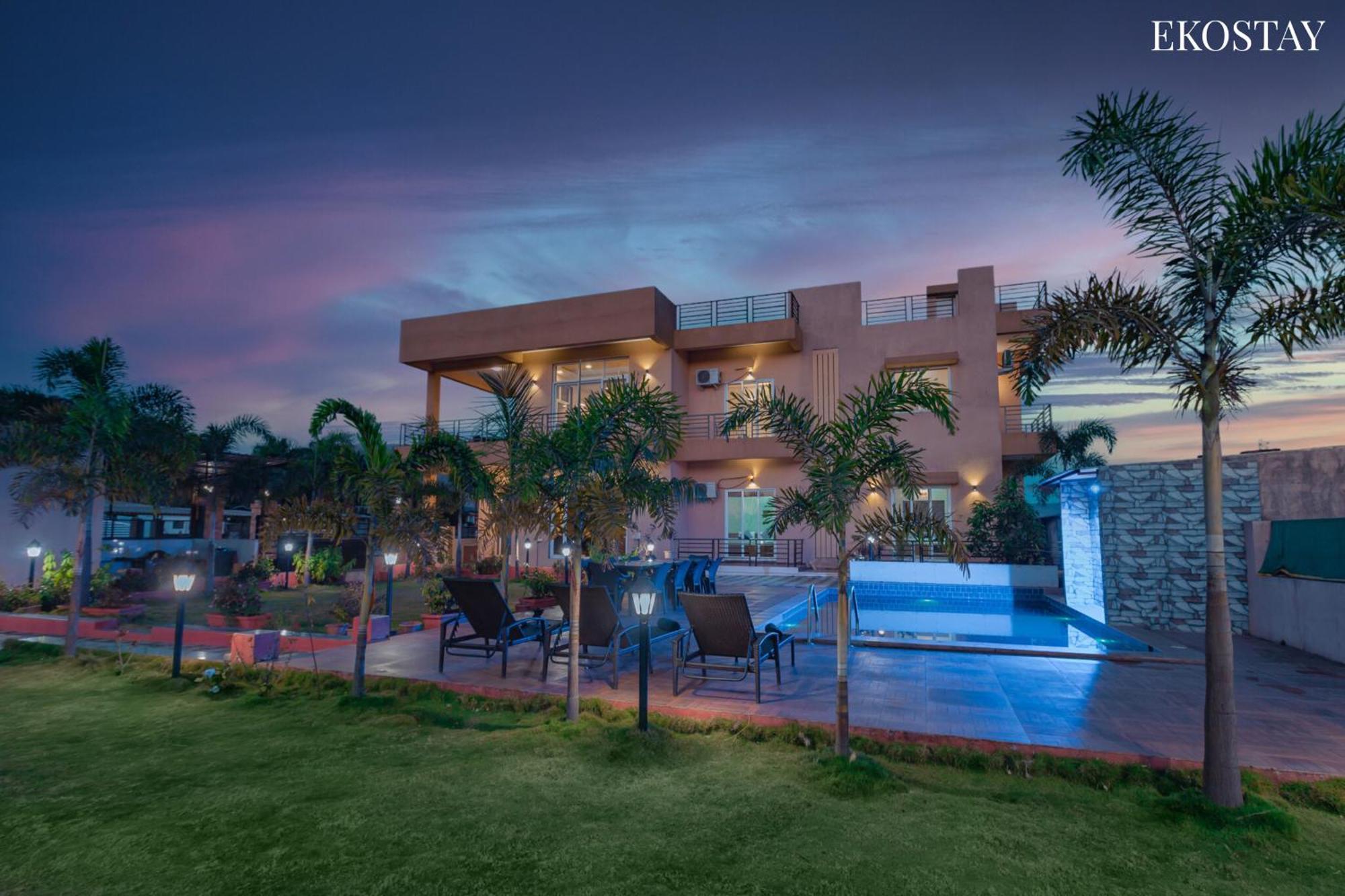 Eko Stay - Octagon Farms Villa Lonavala Exteriör bild